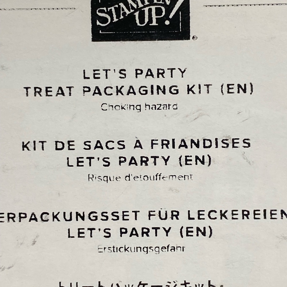 Stampin’ Up! Let’s Party Treat Packaging Kit - NEW - Picture 3 of 9
